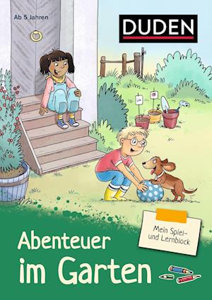 Cover for Marion Krause · Mein Spiel- und Lernblock 4 - Abenteuer im Garten (Paperback Book) (2022)