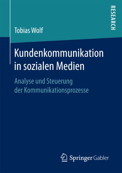 Cover for Wolf · Kundenkommunikation in sozialen Me (Book) (2017)