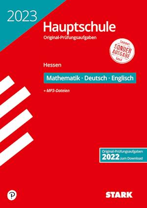 Cover for Stark Verlag GmbH · STARK Original-Prüfungen Hauptschule 2023 - Mathematik, Deutsch, Englisch - Hessen (Paperback Book) (2022)