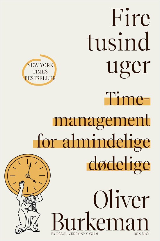 Cover for Oliver Burkeman · Fire tusind uger (Gebundesens Buch) [1. Ausgabe] (2022)