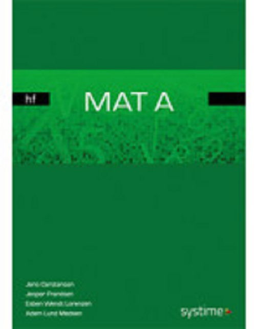 Cover for Jesper Frandsen,Jens Carstensen,Esben Wendt Lorenzen,Adam Lund Madsen · MAT A hf (Sewn Spine Book) [1st edition] (2020)