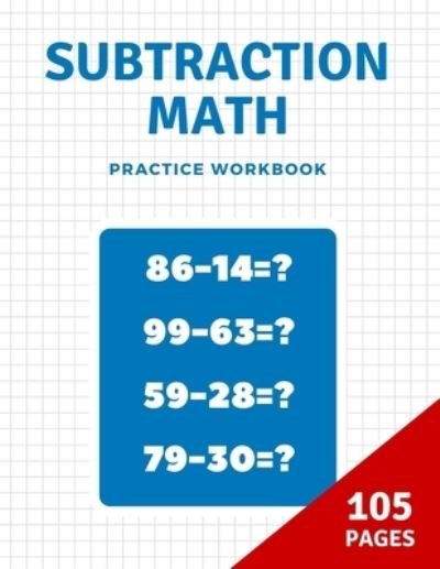 Cover for Moty M Publisher · Subtraction math practice (Pocketbok) (2021)