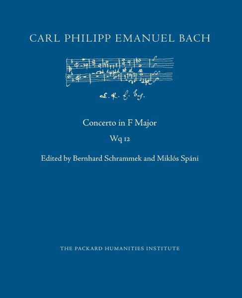 Cover for Carl Philipp Emanuel Bach · Concerto in F Major, Wq 12 (Pocketbok) (2020)