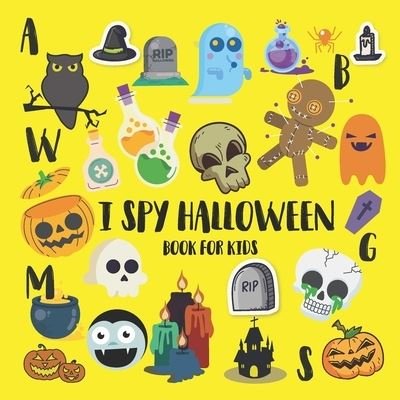 Cover for Tam Tim · I Spy Halloween Book for Kids (Pocketbok) (2020)