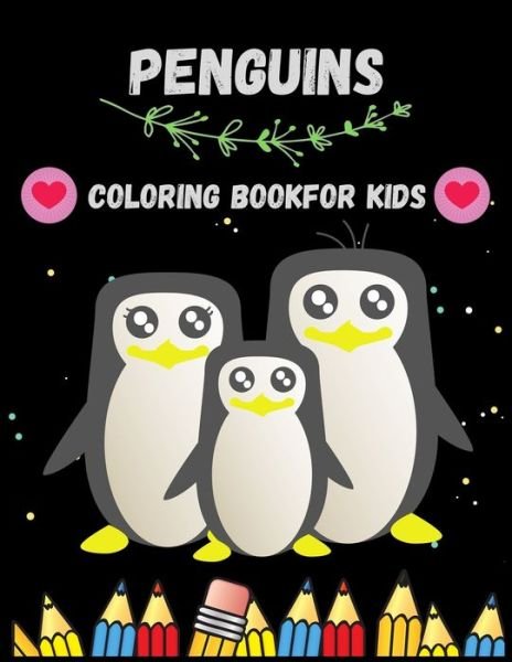 Cover for Ast Tasu · Penguins Coloring Book For Kids (Pocketbok) (2021)