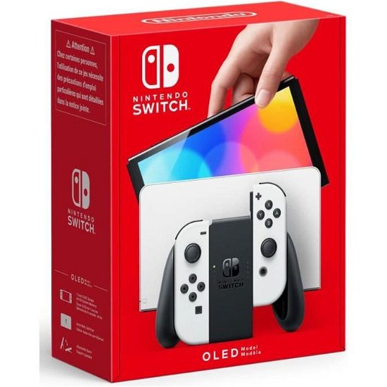 Cover for Switch · Nintendo Switch Console  OLED Model  White EU Switch (MISC) (2021)