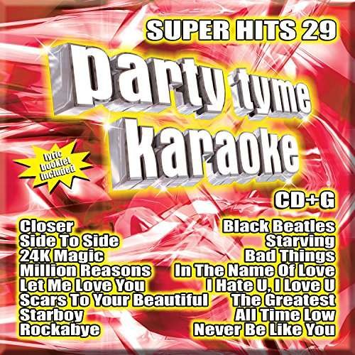 Party Tyme Karaoke: Super Hits 29 - V/A - Musiikki - ISOTOPE - 0610017113435 - torstai 25. maaliskuuta 2021