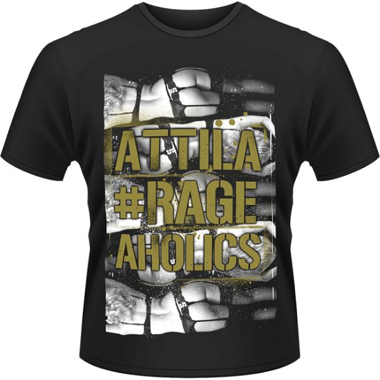 Cover for Atilla · Rageaholics Black (T-shirt) [size S] [Black edition] (2015)