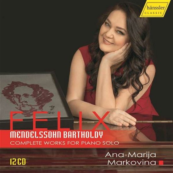 Cover for Ana-Marija Markovina · Mendelssohn Bartholdy: Complete Works for Piano Solo (CD) (2022)