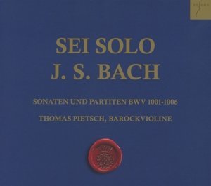 Cover for Bach,j.s. / Pietsch,thomas · Sonatas &amp; Partitas for Violin Solo Bwv 1001-1006 (CD) (2014)