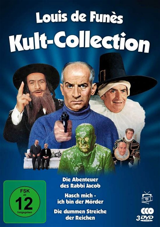 Cover for Louis De Funes · Louis De Funes-kult-collection (3 Legendäre Kul (DVD) (2020)