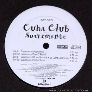 Cover for Cuba Club · Suavemente (12&quot;) (2008)