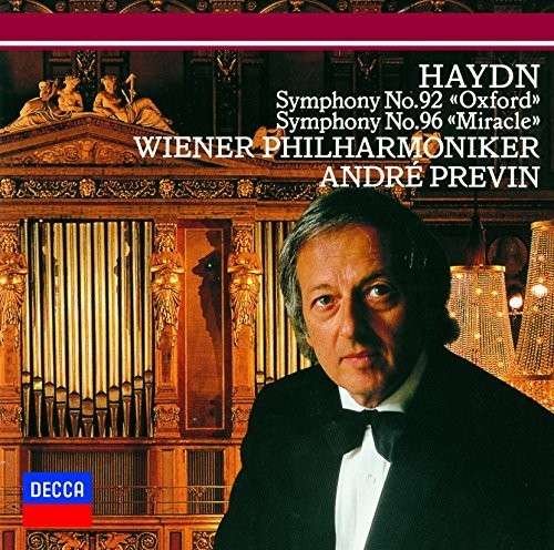 Cover for Andre Previn · Haydn: Symphonies Nos.92 &amp; Nos.96 (CD) (2014)