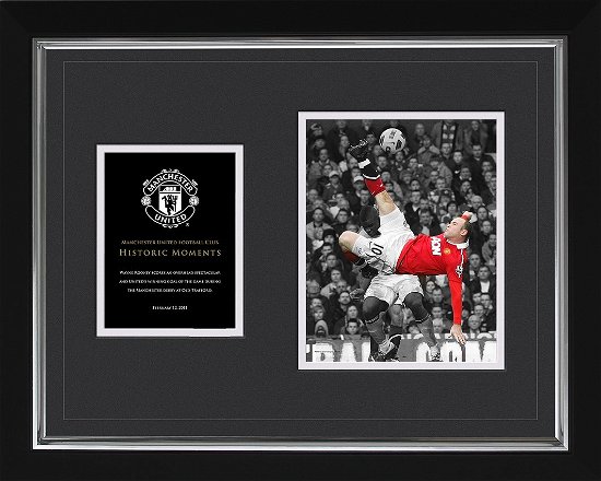 Cover for Manchester United · Manchester United - Rooney Historic (Stampa In Cornice 40x50 Cm) (MERCH)