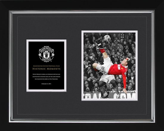 Manchester United - Rooney Historic (Stampa In Cornice 40x50 Cm) - Manchester United - Gadżety -  - 5028486335435 - 