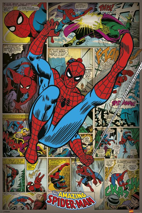 Cover for Marvel: Spider · Marvel: Spider-man Retro (poster Maxi 61x915 Cm) (MERCH)