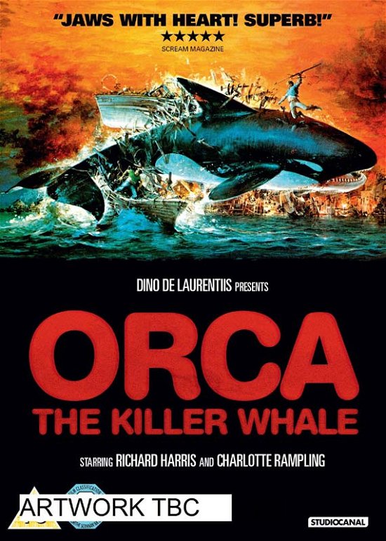 Cover for Orca - the Killer Whale · Orca - The Killer Whale (DVD) (2014)