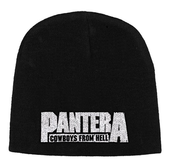Cover for Pantera · Pantera Unisex Beanie Hat: Cowboys from Hell (CLOTHES) [Black - Unisex edition] (2019)