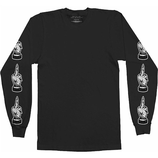 Bring Me The Horizon Unisex Long Sleeved T-Shirt: Devils Hand (Back & Sleeve Print) - Bring Me The Horizon - Merchandise - Bravado - 5055979910435 - 
