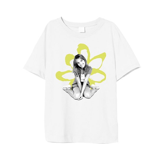 Cover for Britney Spears · Britney Sitting Flower (White) (T-shirt) [size S] [White edition] (2020)