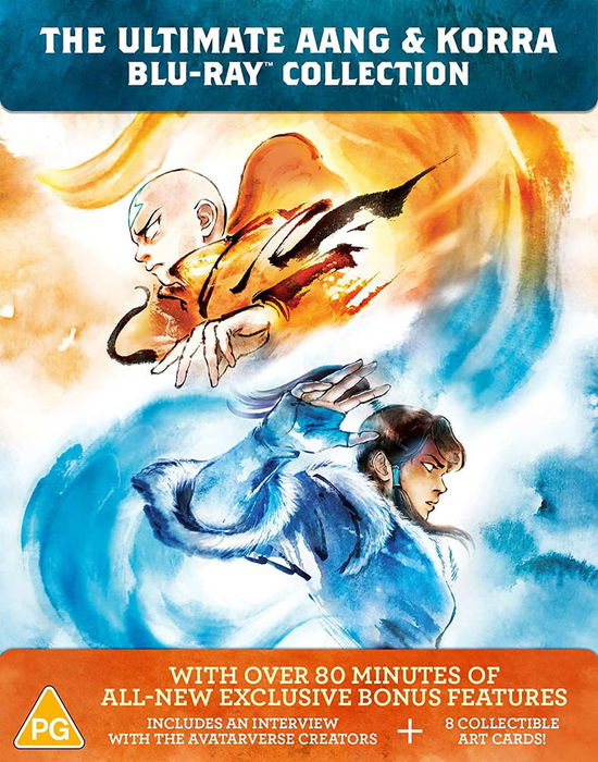 Cover for Avatar  Korra Complete Box Set BD · The Ultimate Avatar - The Legend of Aang and The Legend of Korra Complete Collection (Blu-Ray) (2021)