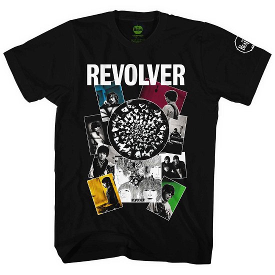 The Beatles Unisex T-Shirt: Revolver Montage - The Beatles - Merchandise -  - 5056561055435 - 