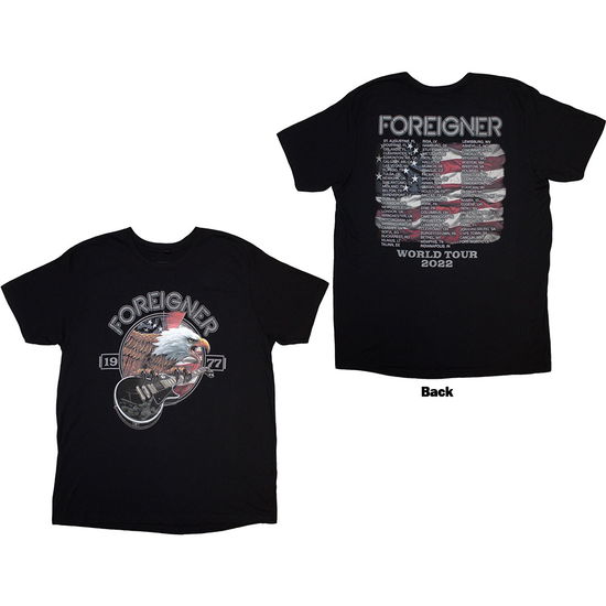 Cover for Foreigner · Foreigner Unisex T-Shirt: Eagle (T-shirt) [size L] (2024)