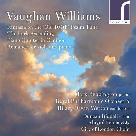Cover for Mark Bebbington / Royal Philharmonic Orchestra / Hilary Davan Wetton · Vaughan Williams: Fantasia On The Old 104Th / The Lark Ascending (CD) (2022)