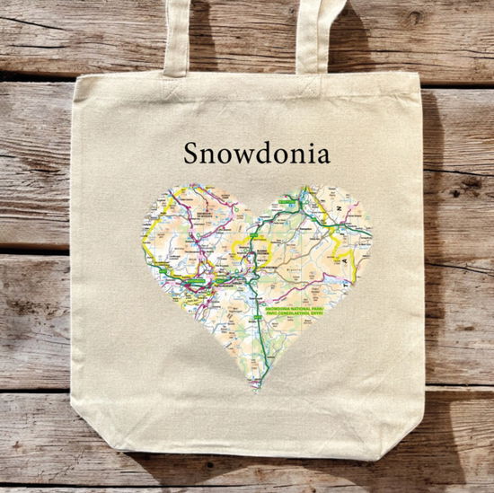 Cover for OS Map Premium Canvas Tote Bag - Snowdonia National Park (MERCH) (2025)