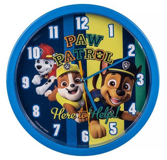 Cover for Paw Patrol · Wall Clock (24 Cm) (32143) (Legetøj)