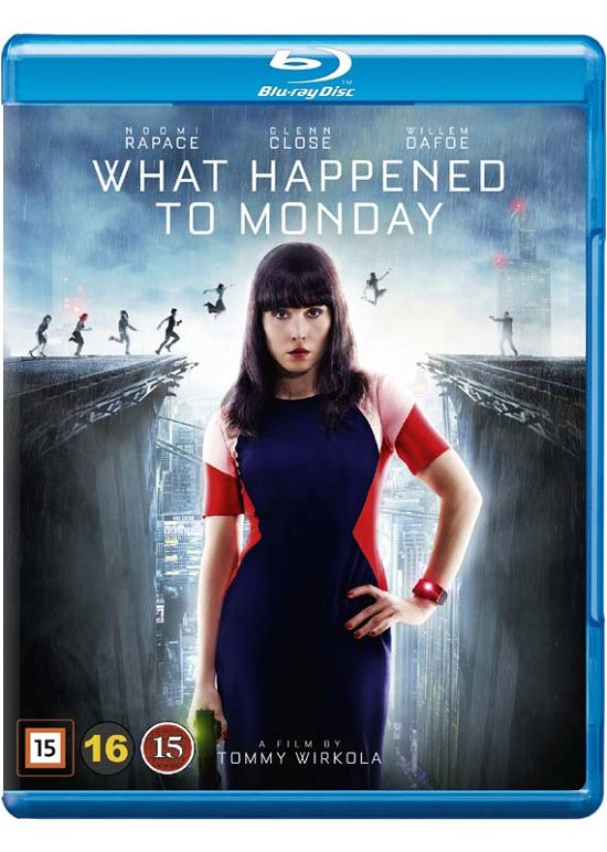 Cover for Noomi Rapace / Glenn Close / Willem Dafoe · What Happened to Monday (Blu-ray) (2018)