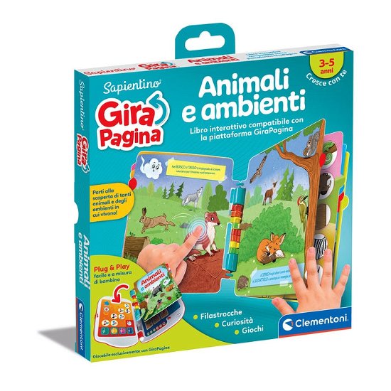 Cover for Girapagina · Libro Animali Ambienti (MERCH)