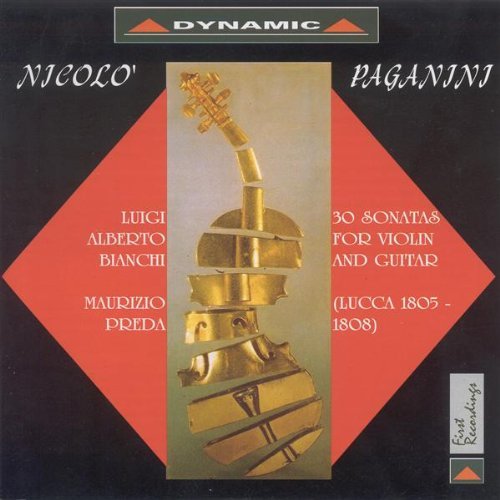 Paganini / Bianchi / Preda · 30 Sonatas for Violin & Guitar (CD) (1994)