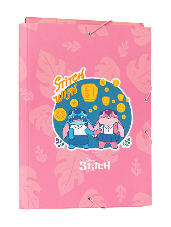 Cover for Stitch &amp; Angel · STITCH &amp; ANGEL - A4 Premium Binder with Flaps &amp; El (Toys)