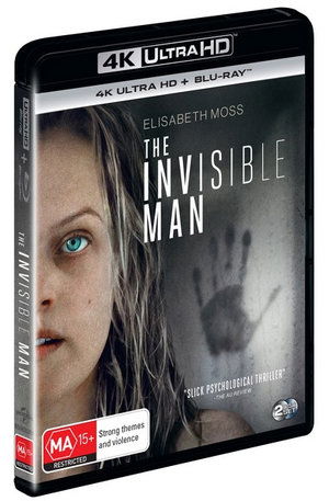 The Invisible Man (2020) (4k / Blu-ray) - Moss, Elisabeth, Jackson-cohen, Oliver, Dyer, Harriet, Hodge, Aldis, Reid, Storm, Dorman, Michael, Hardie, Benedict, Lim, Renee, Meegan, Brian, Kici, Nick, Greer, Vivienne, Hope, Nicholas, Williams, Cleave, Lynch, Cardwell, Smith, Sam, Whannell, Leigh - Movies - UNIVERSAL SONY PICTURES P/L - 9317731159435 - June 17, 2020