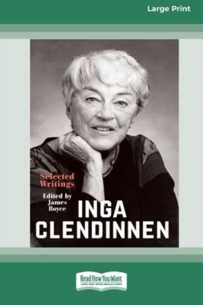 Cover for James Boyce · Inga Clendinnen (Book) (2021)
