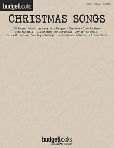 Christmas Songs - Hal Leonard Corp. - Bücher - Hal Leonard Corporation - 9780634047435 - 1. August 2002