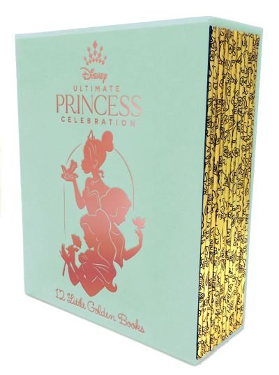 Cover for Ultimate Princess Boxed Set of 12 Little Golden Books (Disney Princess) (Hardcover Book) (2021)