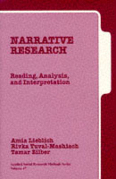 Cover for Amia Lieblich · Narrative Research: Reading, Analysis, and Interpretation - Applied Social Research Methods (Pocketbok) (1998)