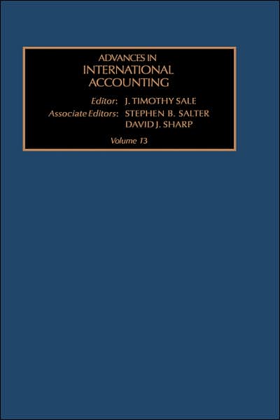 Cover for S B Salter · Advances in International Accounting - Advances in International Accounting (Hardcover Book) (2001)