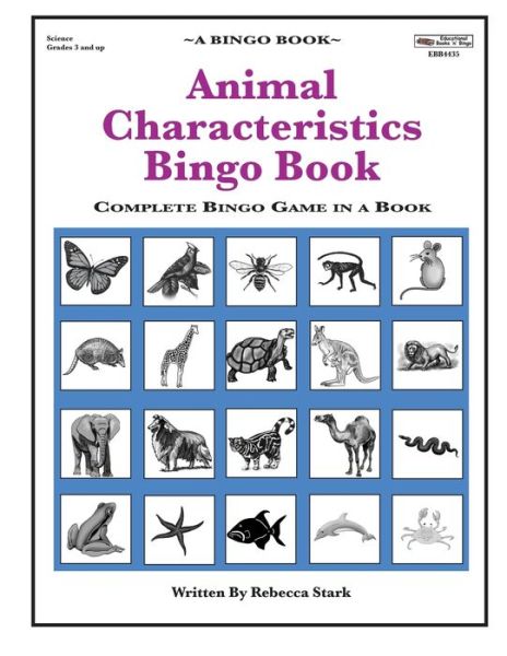 Cover for Rebecca Stark · Animal Characteristics Bingo Book (Paperback Book) (2016)