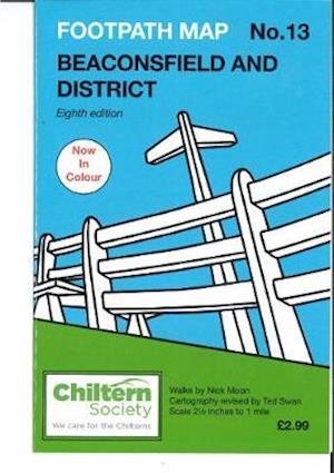 Cover for Nick Moon · Chiltern Society Footpath Map No. 13 Beaconsfield and District: Eighth Edition - In Colour - Chiltern Society Footpath Map (Taschenbuch) [8 Revised edition] (2020)