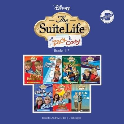 Cover for Disney Press · The Suite Life of Zack &amp; Cody Collection (Books 1-7) Lib/E (CD) (2021)