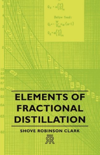 Cover for Shove Robinson Clark · Elements of Fractional Distillation (Pocketbok) (2007)