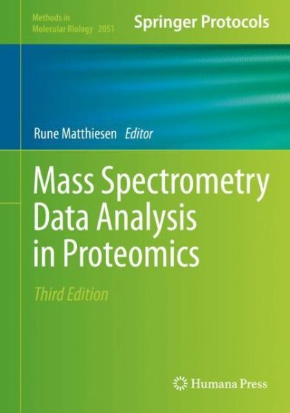 Cover for Mass Spectrometry Data Analysis in Proteomics (Book) [3rd ed. 2020 edition] (2019)