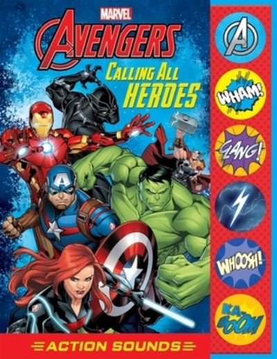 Cover for Pi Kids · Marvel Avengers: Calling All Heroes Action Sounds Sound Book (Hardcover Book) (2022)