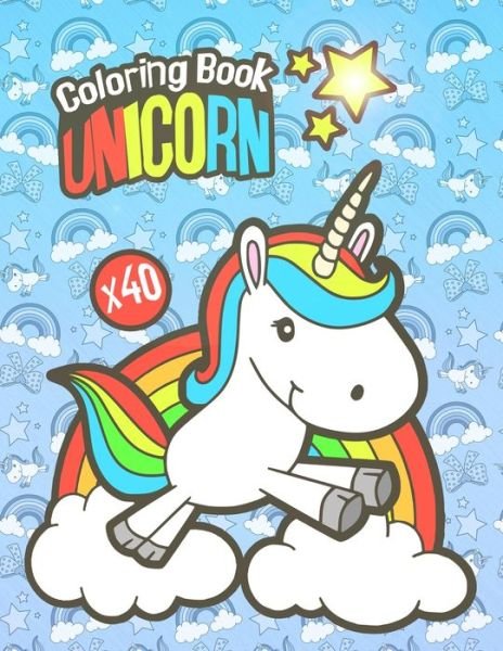 Cover for Fun Drawings Editions · Unicorn Coloring Book (Paperback Bog) (2019)