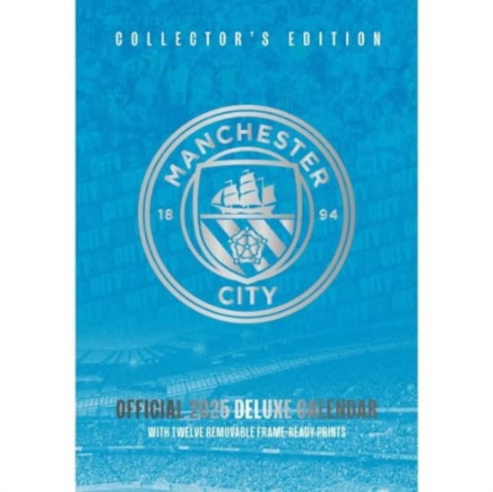 Manchester City Fc A3 Deluxe Calendar 2025 -  - Gadżety - Danilo Promotions Limited - 9781835272435 - 1 września 2024