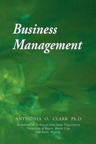 Cover for Anthonia Clark · Business Management (Paperback Book) (2012)