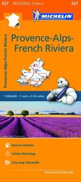 Provence- Alps - French Riviera - Michelin Regional Map 527: Map - Michelin - Books - Michelin Editions des Voyages - 9782067209435 - March 7, 2016